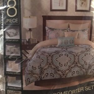 8 piece queen comforter set